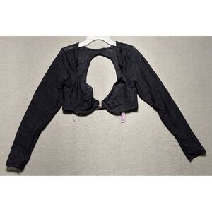 Savage X Fenty Lace Deux Long Sleeve Bra Top XL Whimsigoth Fairy Lingerie Witchy